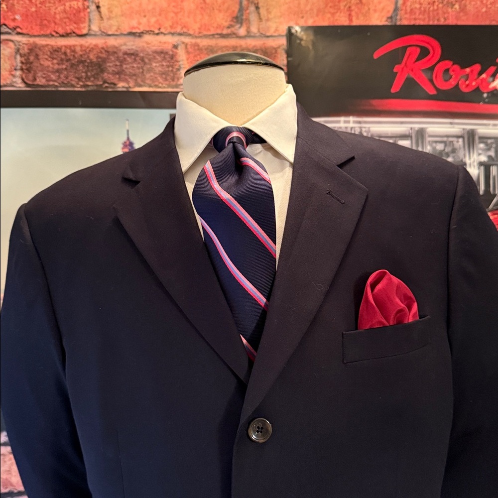 Jones New York Dark Blue Blazer 3 Buttons